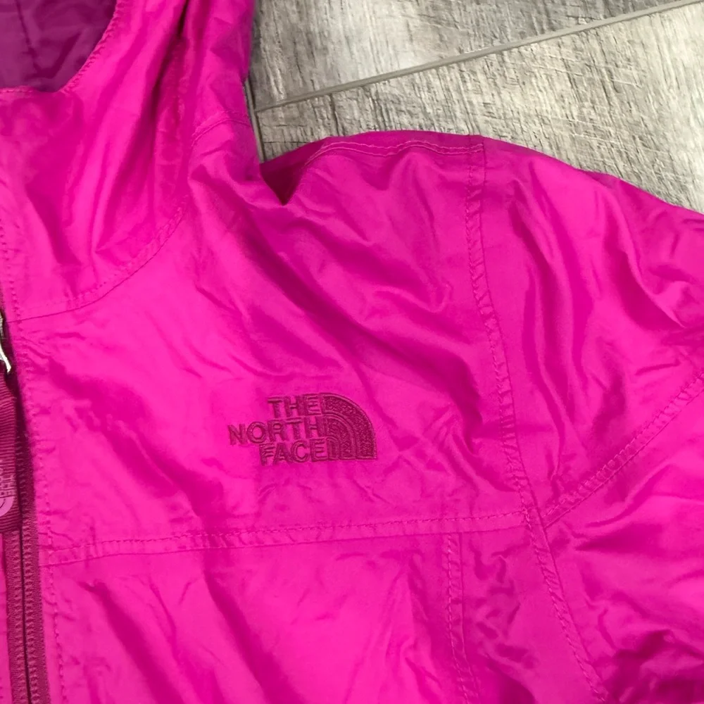 North‎ Face Kids Pink Windbreaker Jacket